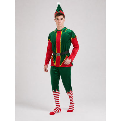 Christmas Elf Costume with Hat and Accessories Costume Headwear detail