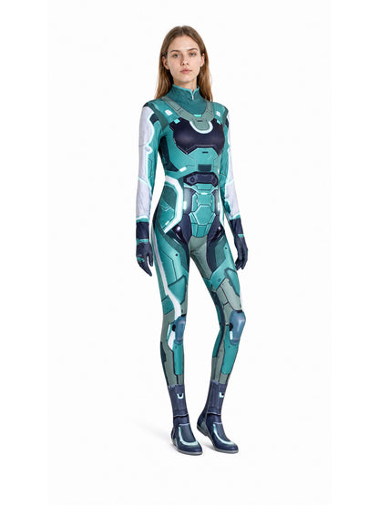 Zoe Cosplay Jumpsuit from Split Fiction Costumes detail