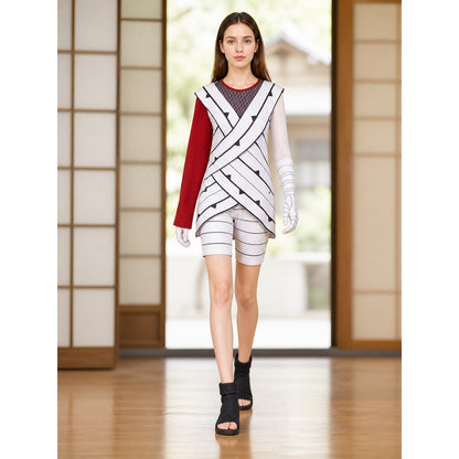 Yuhi Kurenai Cosplay Costume with Shorts and Accessories