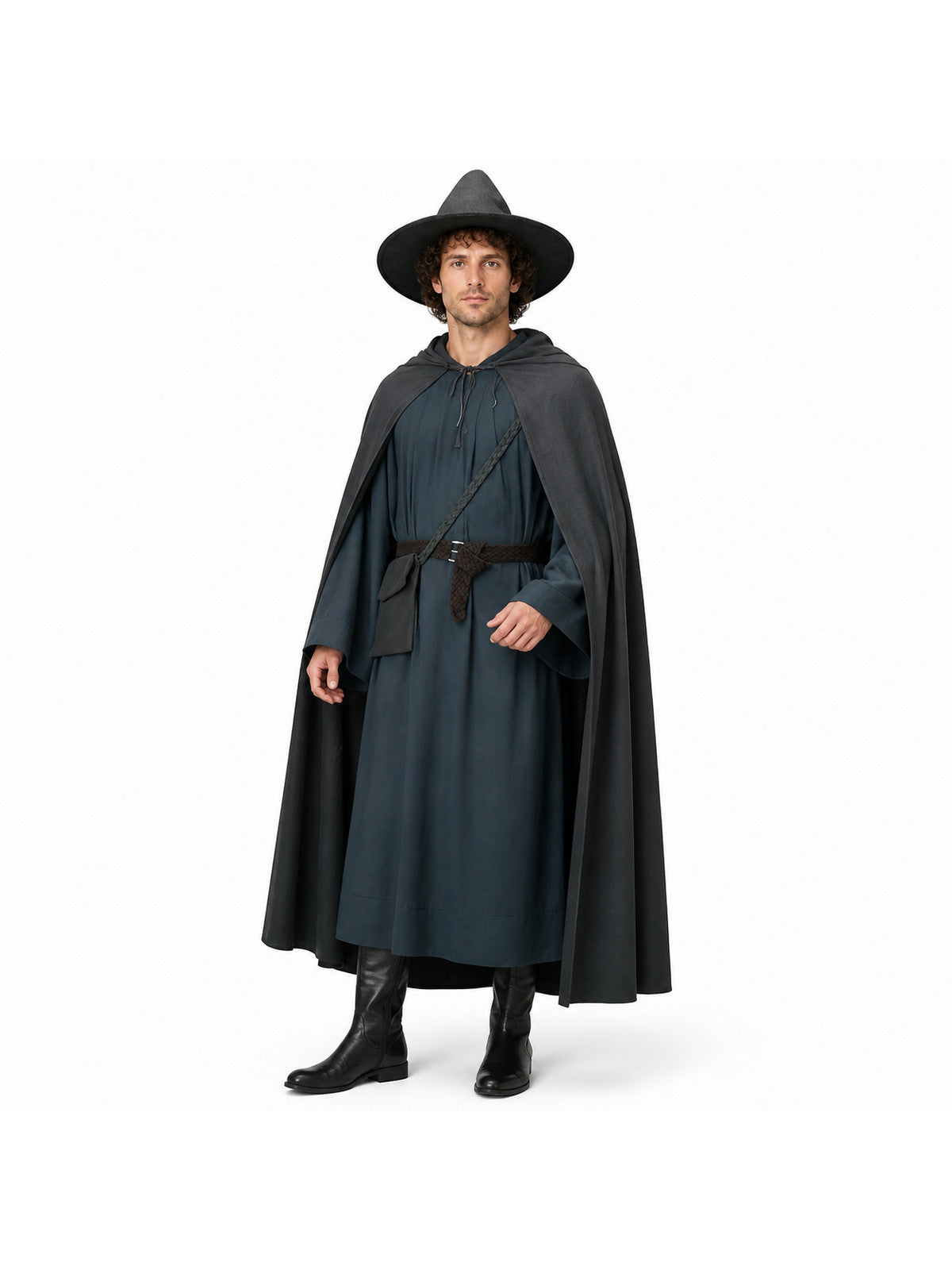Gandalf Costume with Cloak, Hat, and Belt