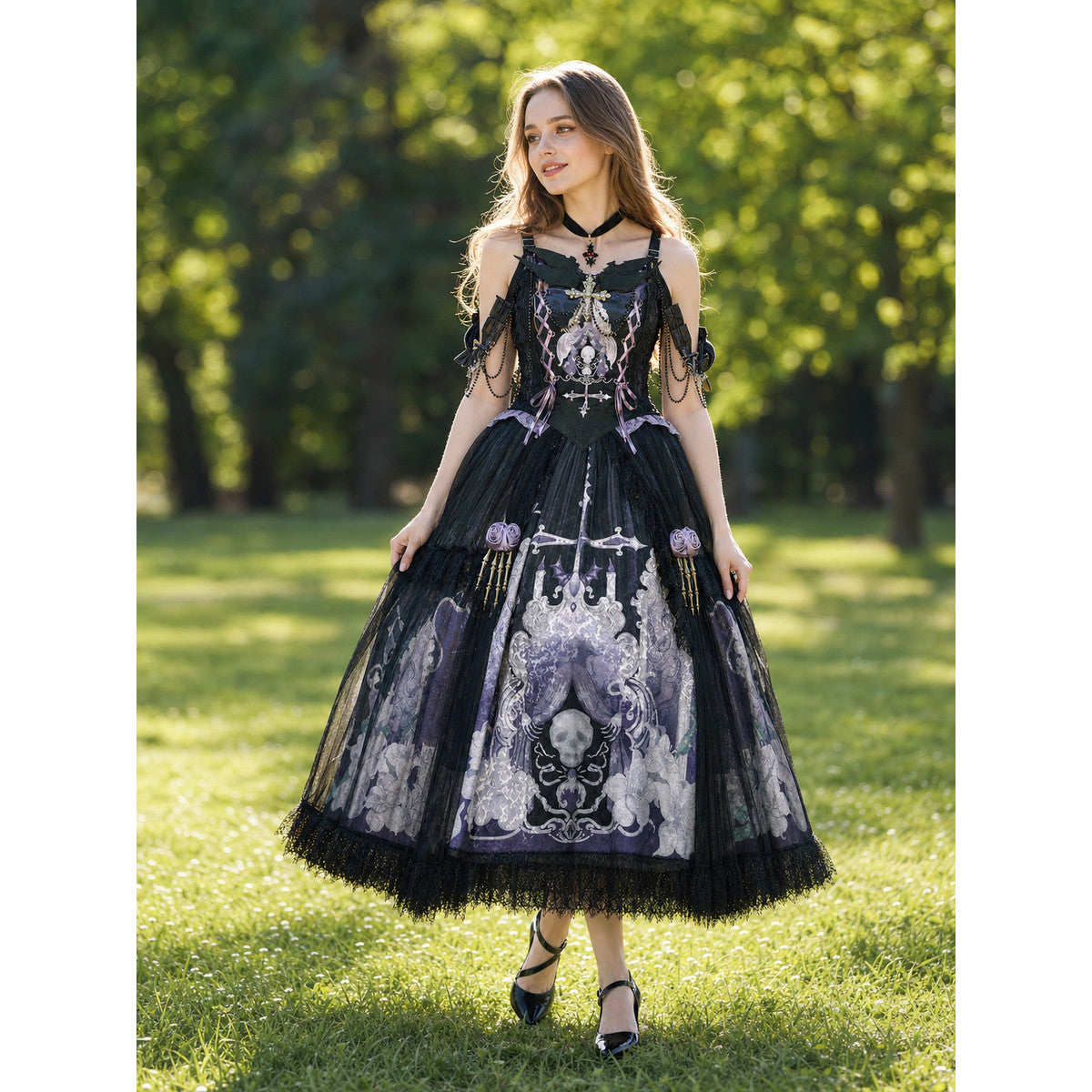 Gothic Lolita Dress for Halloween lifestyle view