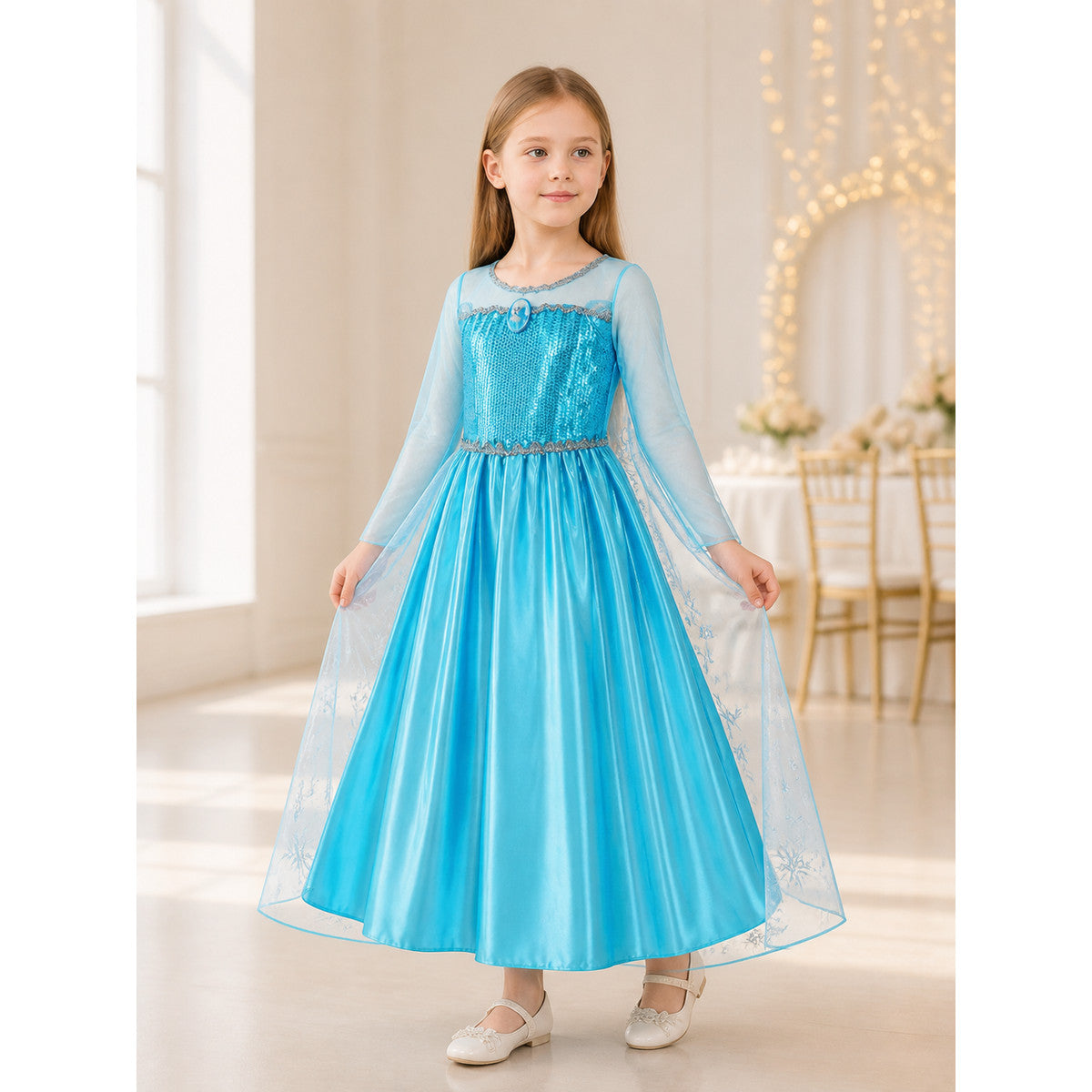 Blue Princess Costume for Halloween and Cosplay