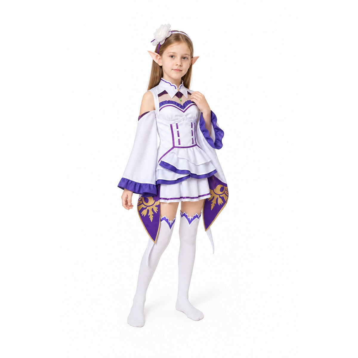 Halloween Costume with Wide Sleeves and Layered Skirt Costumes detail