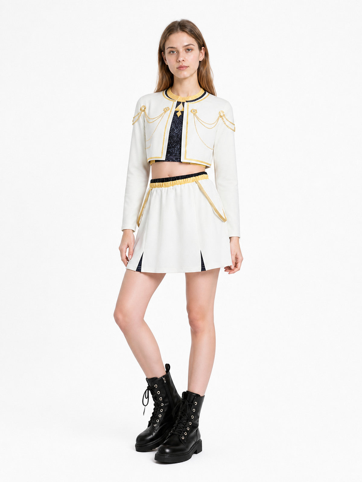 Children's K-pop Stage Costume, 3 Pieces Costumes detail