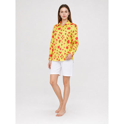 Trafalgar Law Cosplay Shirt, Red and Yellow