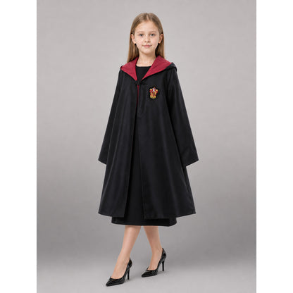 Black carnival cloak with hood, set occasion guide
