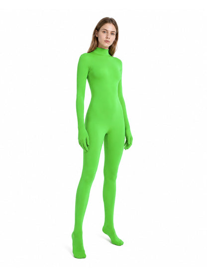 Jumpsuit with Covered Hands and Feet, Green