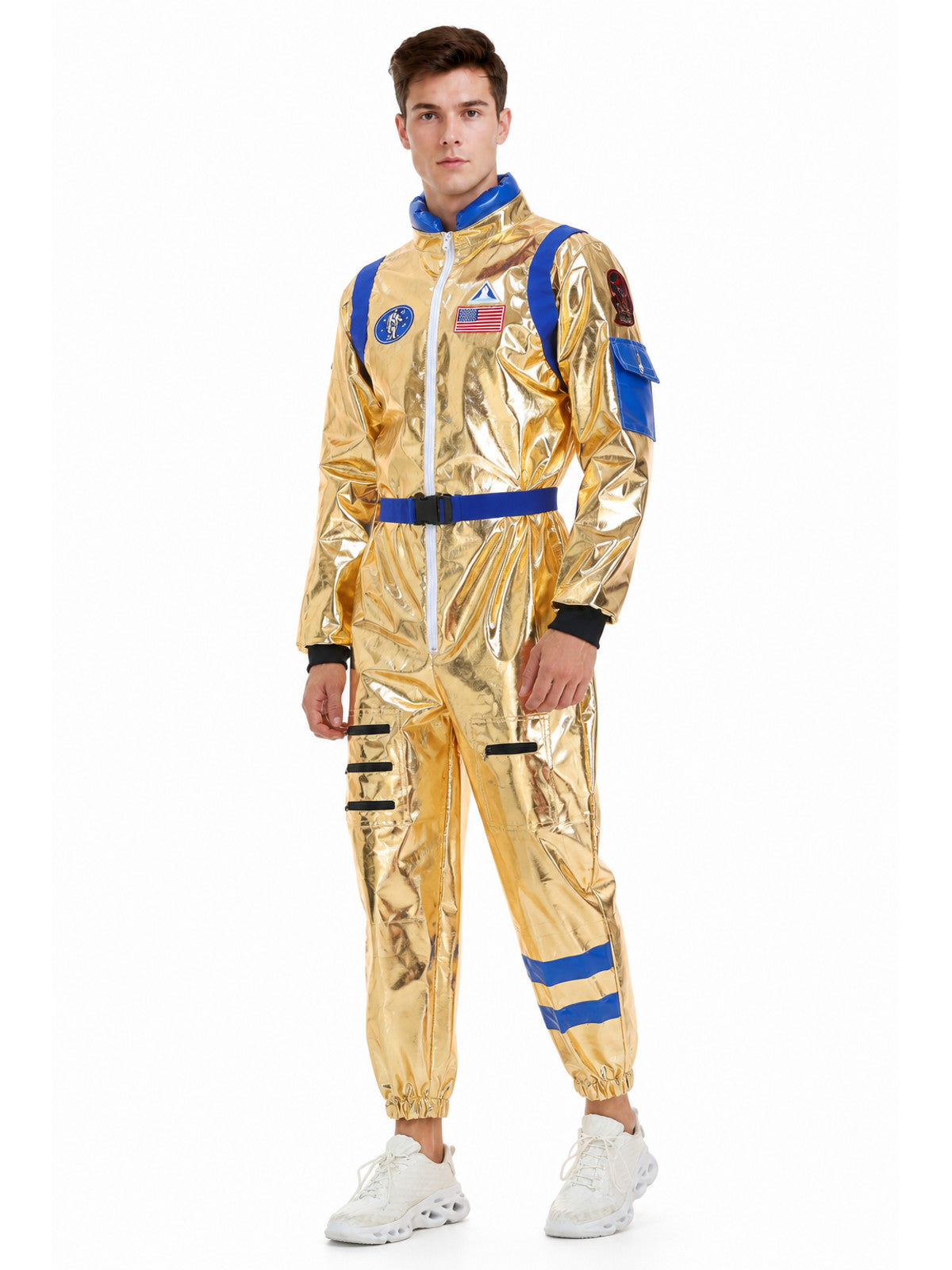Astronaut Jumpsuit with Stand Collar