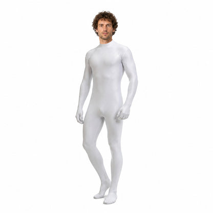 White Jumpsuit with Attached Gloves and Socks product detail