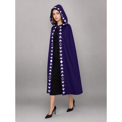 Purple Carnival Cloak with Hood lifestyle