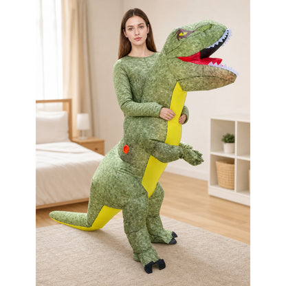 Green T-Rex Dinosaur Costume lifestyle view
