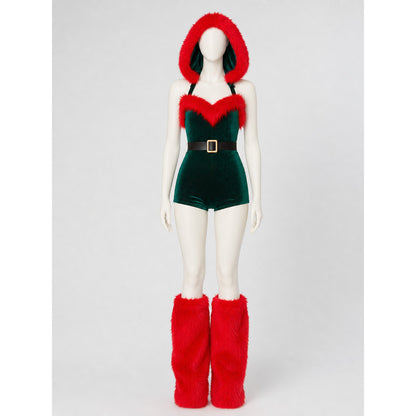 Christmas Hooded Jumpsuit Costume lifestyle