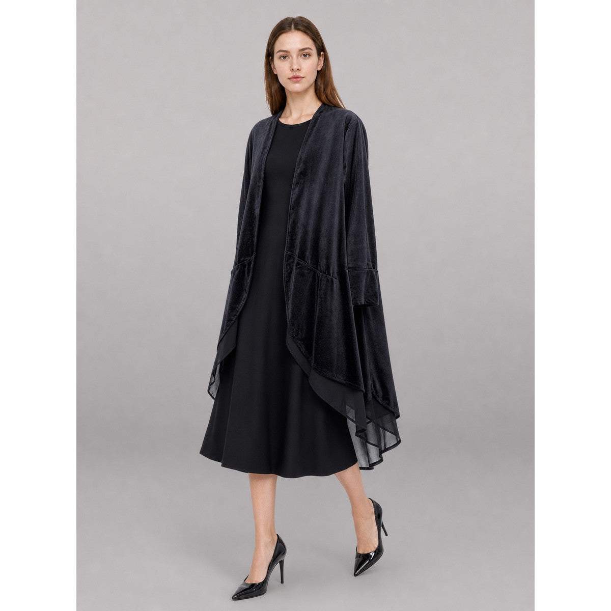Black Carnival Cloak with Long Sleeves occasion guide
