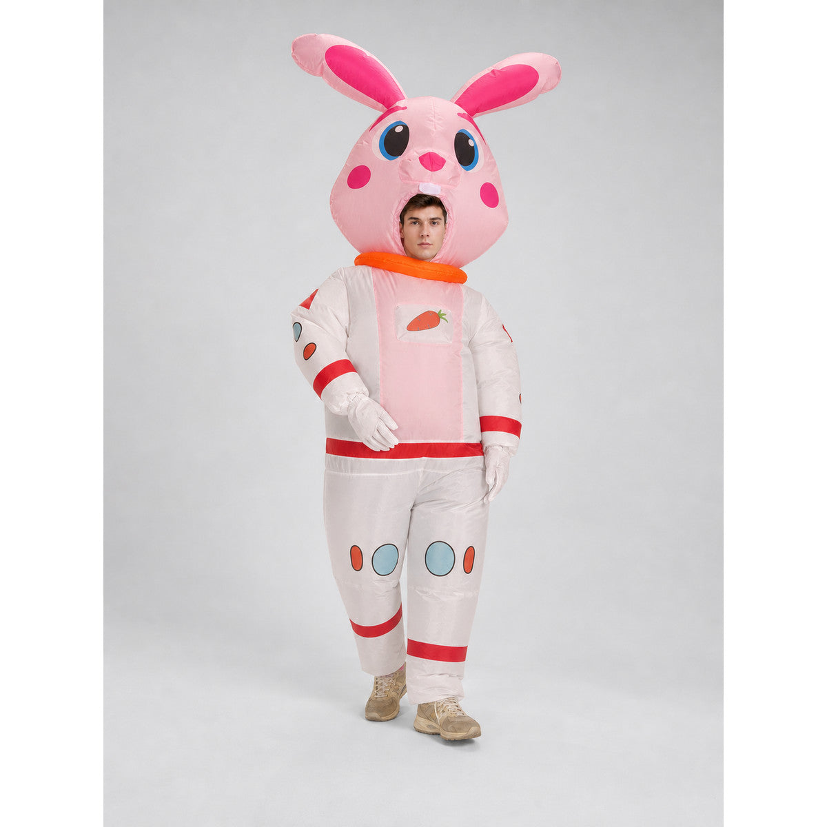 Inflatable Astronaut Rabbit Costume for Parties lifestyle
