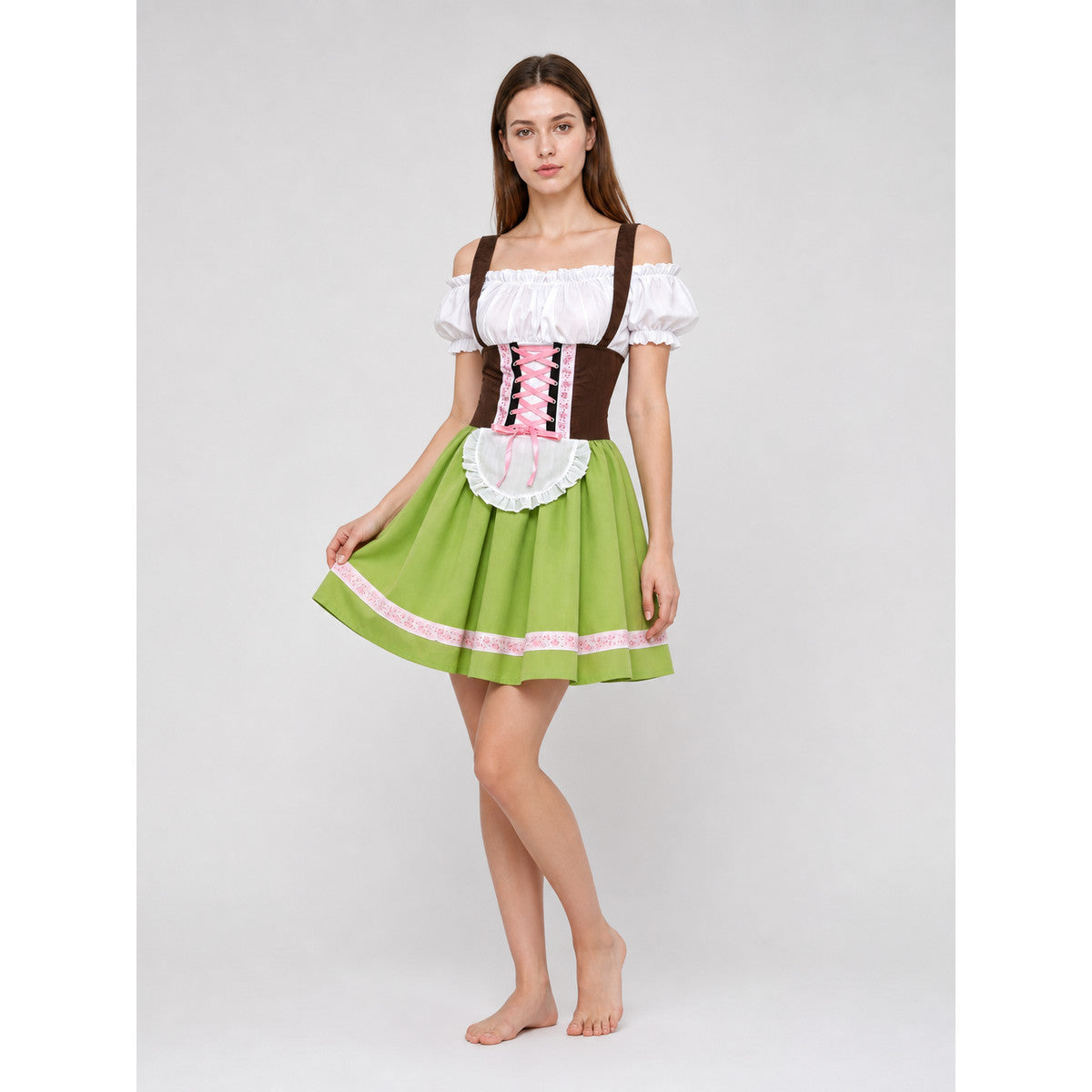 Traditional Folk-Style Costume Dress