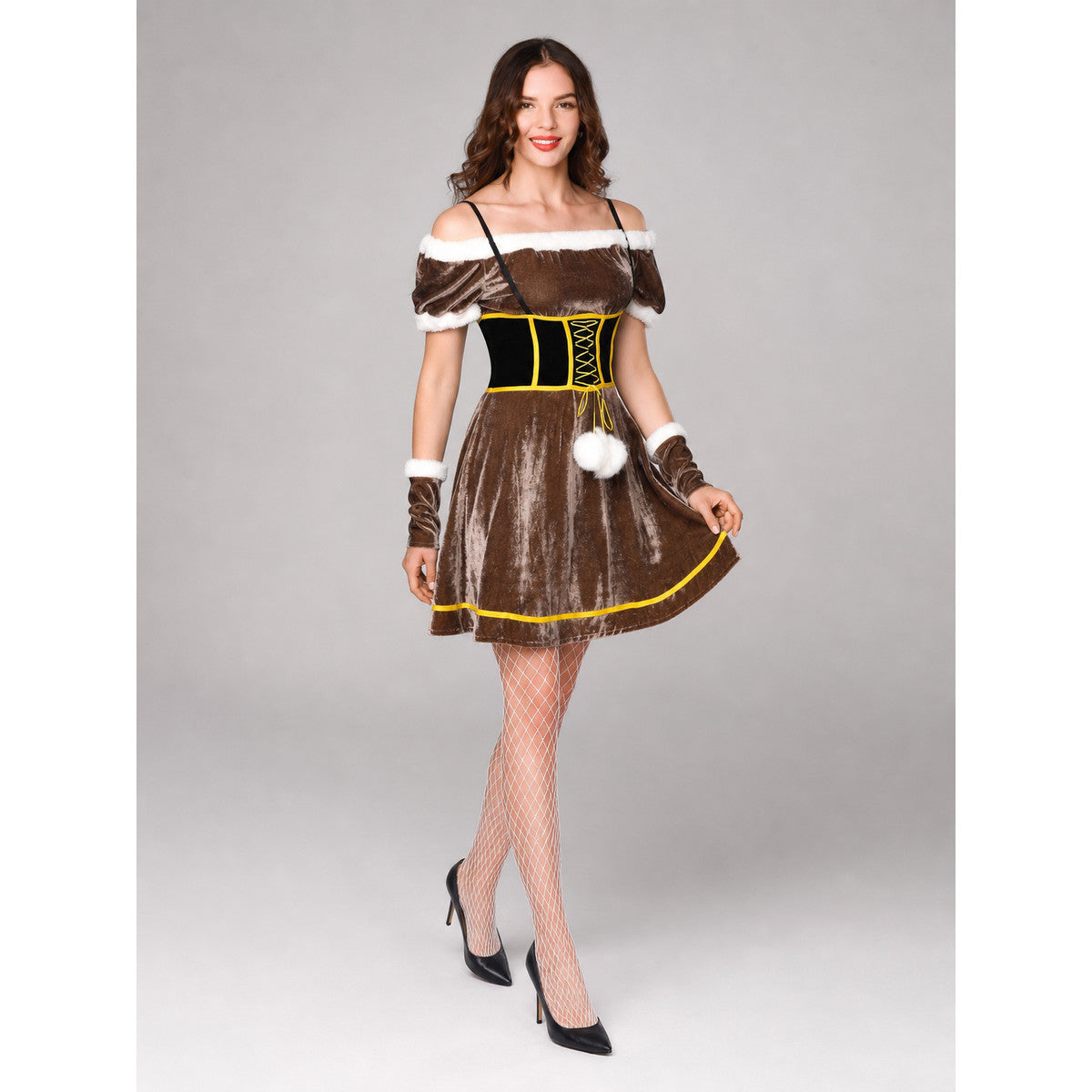 Deer Costume with Antlers for Cosplay and Performances
