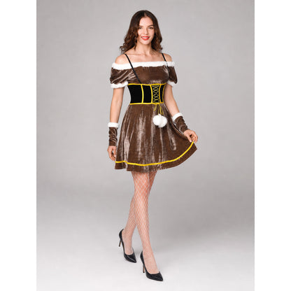 Deer Costume with Antlers for Cosplay and Performances