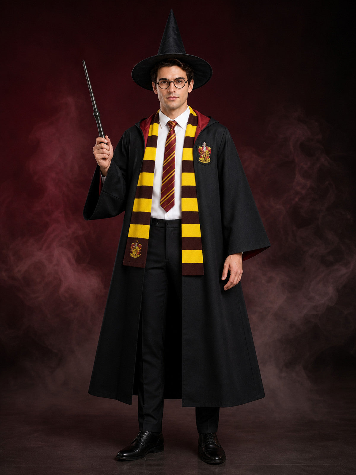 Magic School-Style Wizard Costume for Role-Playing Games main product view