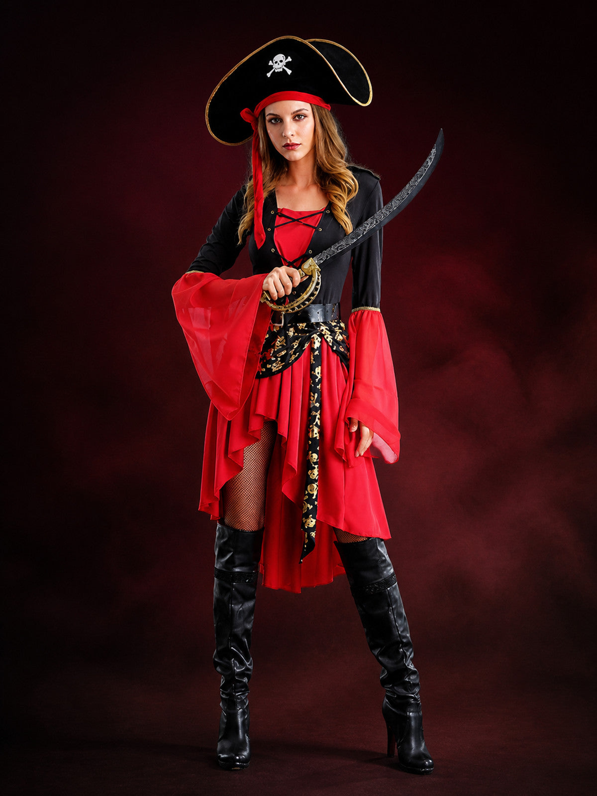 Pirate Carnival Costume for Halloween Cosplay