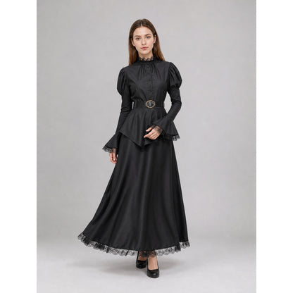 Halloween Costume: Dress, Hat, and Belt