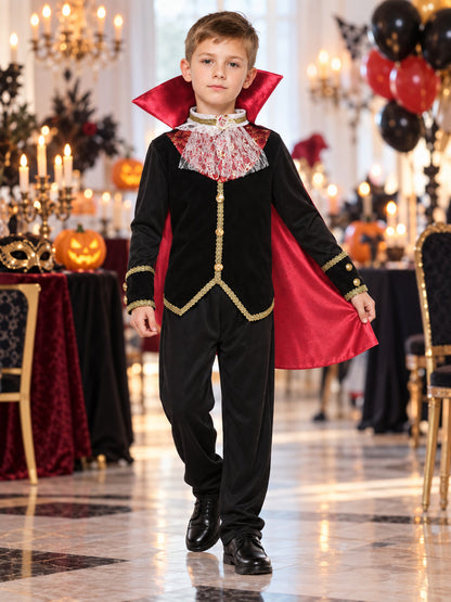 Vampire Costume with Red Cape lifestyle view