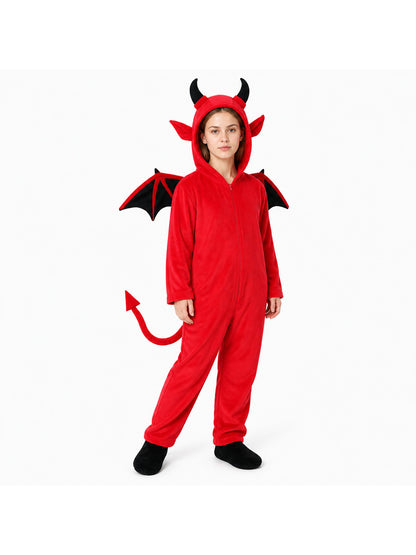 Children’s Devil Costume with Wings and Tail