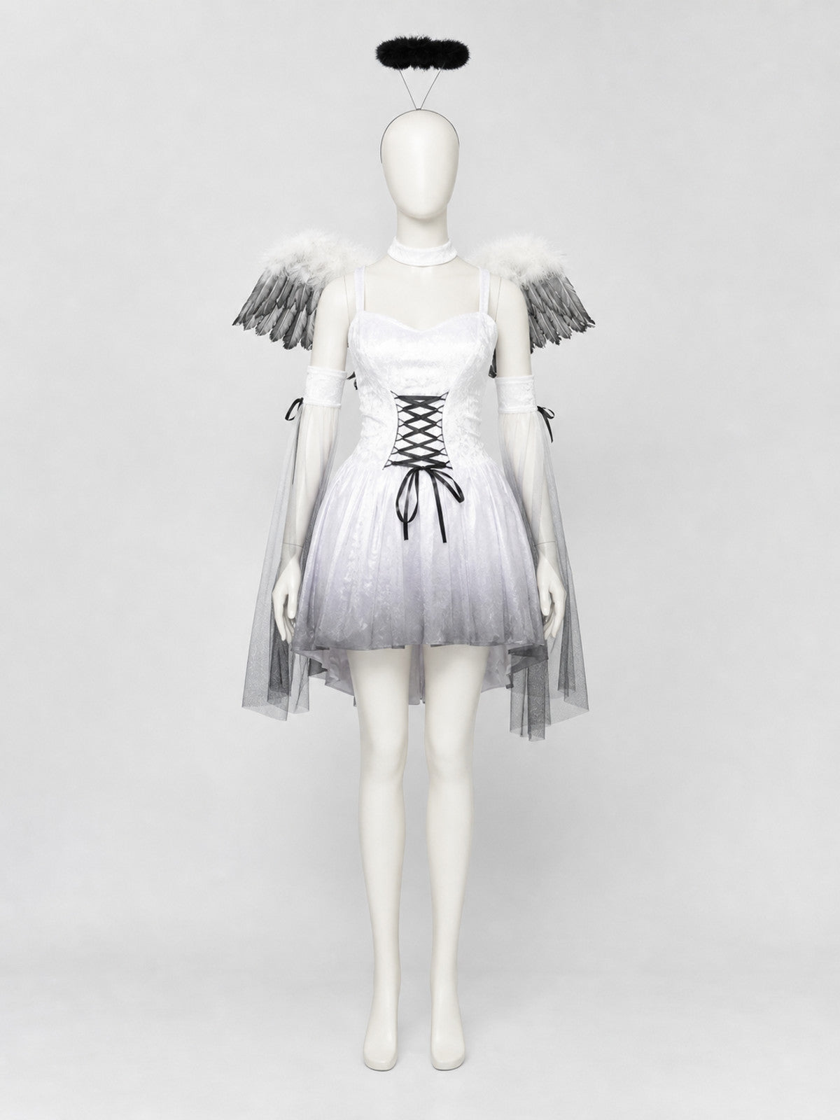 Black Angel Stage Costume for Cosplay