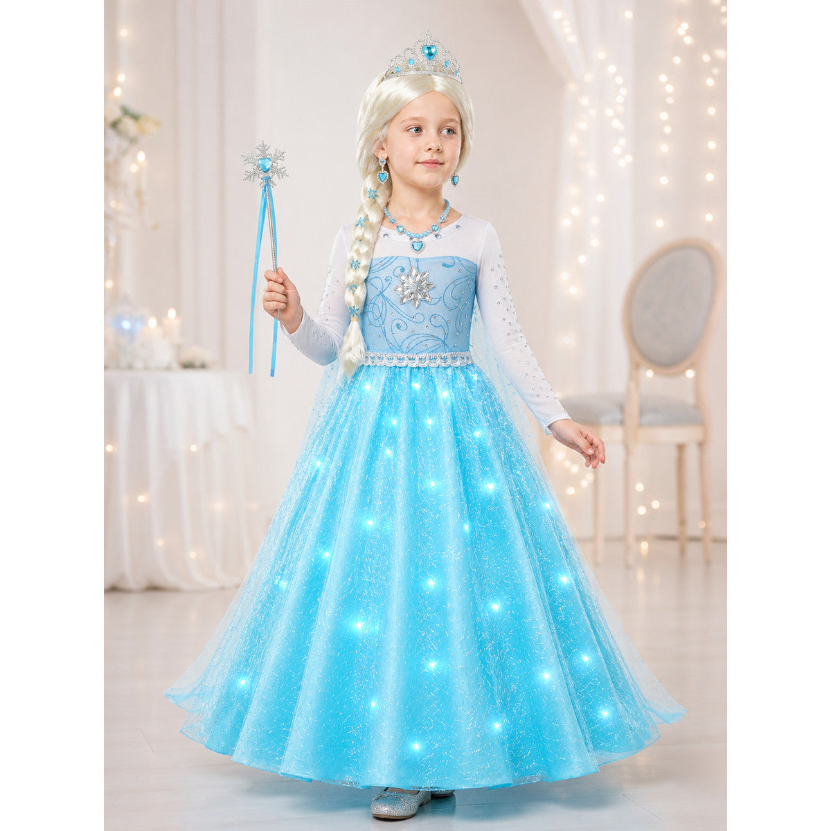 Glowing Princess Costume for Halloween lifestyle view