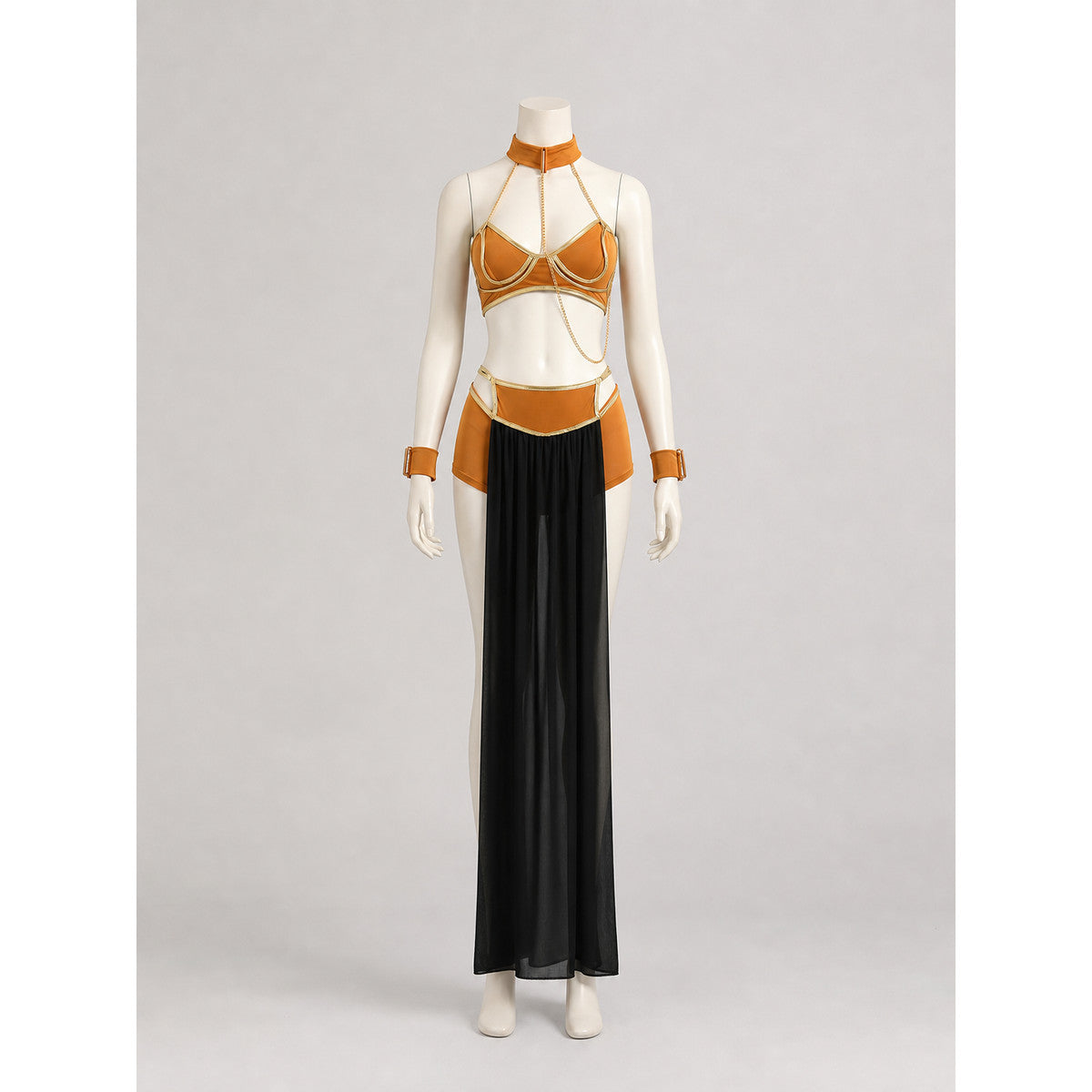 Stage cosplay costume with top and skirt