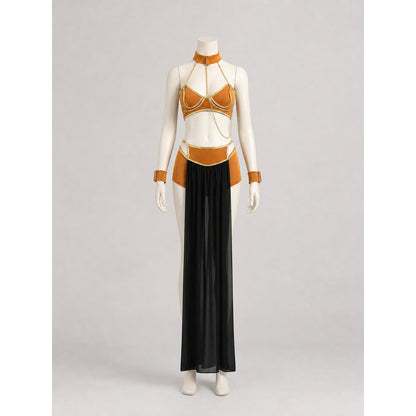 Stage cosplay costume with top and skirt