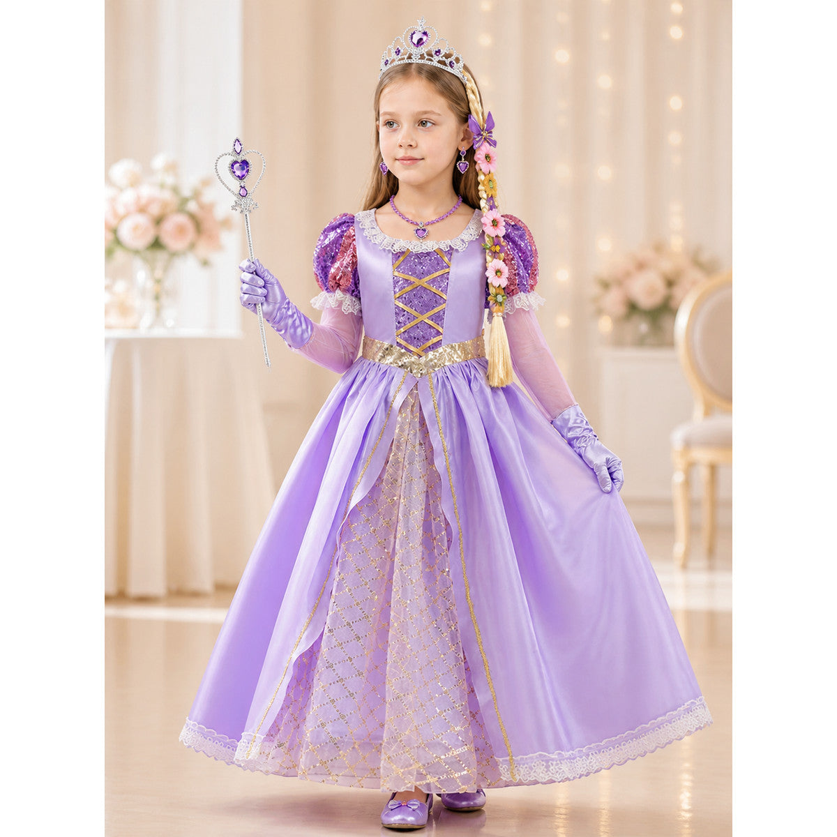 Princess Costume for Halloween and Cosplay lifestyle view