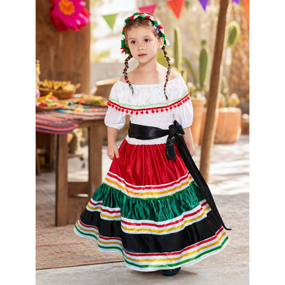 Mexican-Style Folk Dress for Celebrations lifestyle view