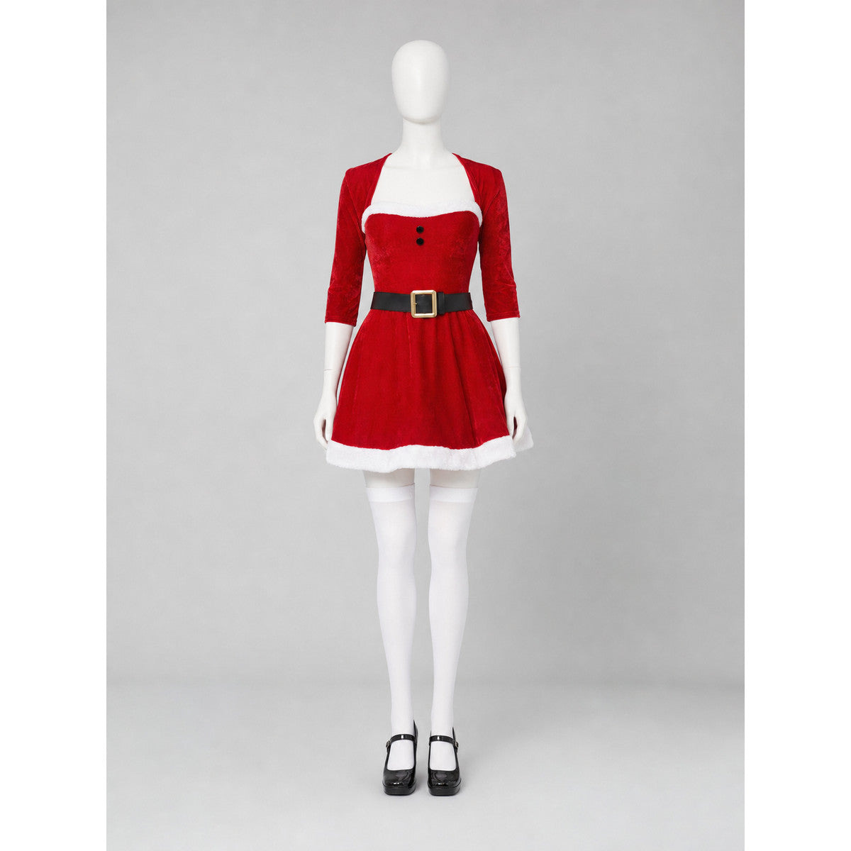 Christmas Costume: Red Dress with Belt