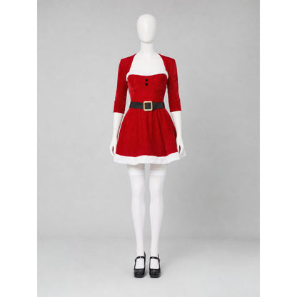 Christmas Costume: Red Dress with Belt