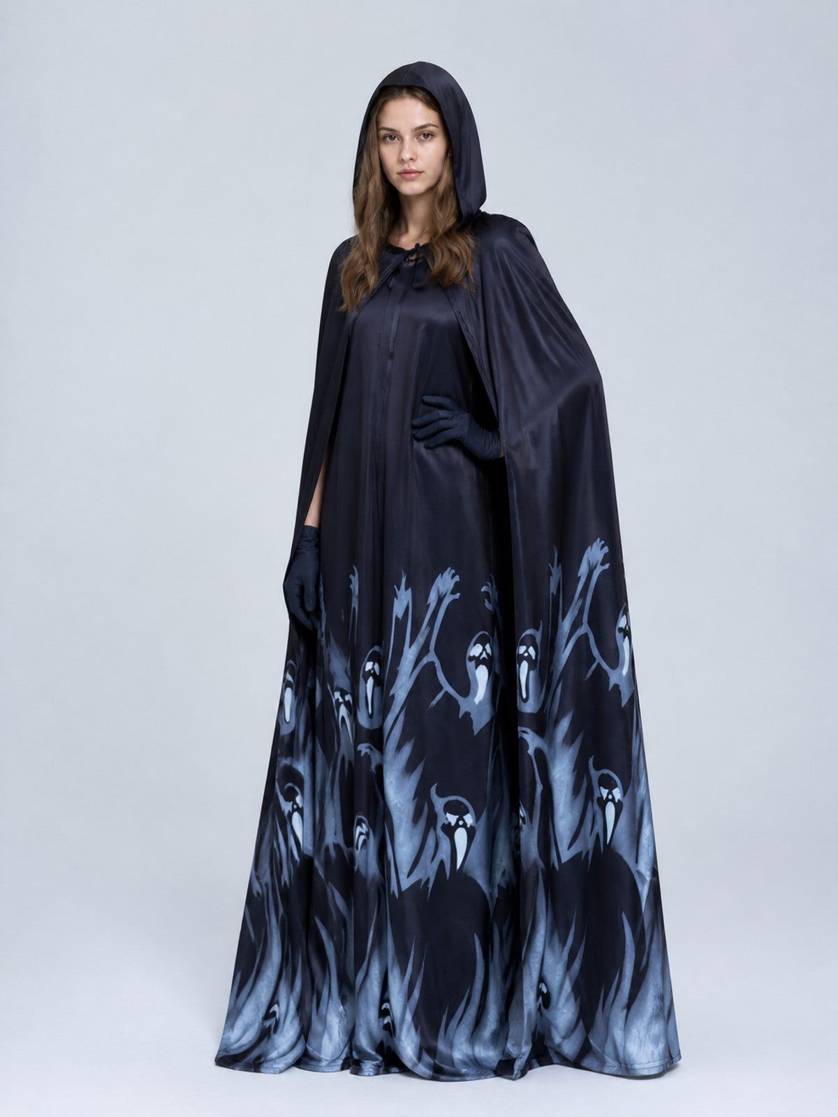 Halloween Hooded Dress and Cape Costume Dresses detail