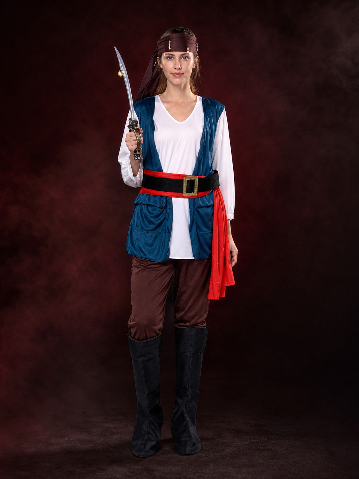 Scandinavian Layered Pirate Costume for Halloween main product view