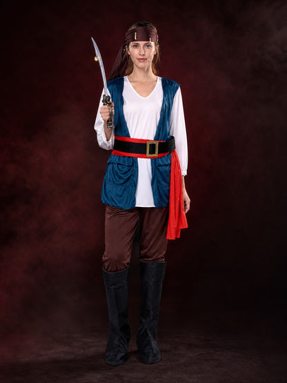 Scandinavian Layered Pirate Costume for Halloween main product view