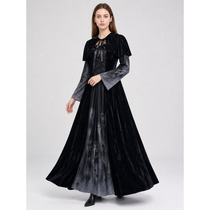 Gothic Costume: Hooded Dress and Cape
