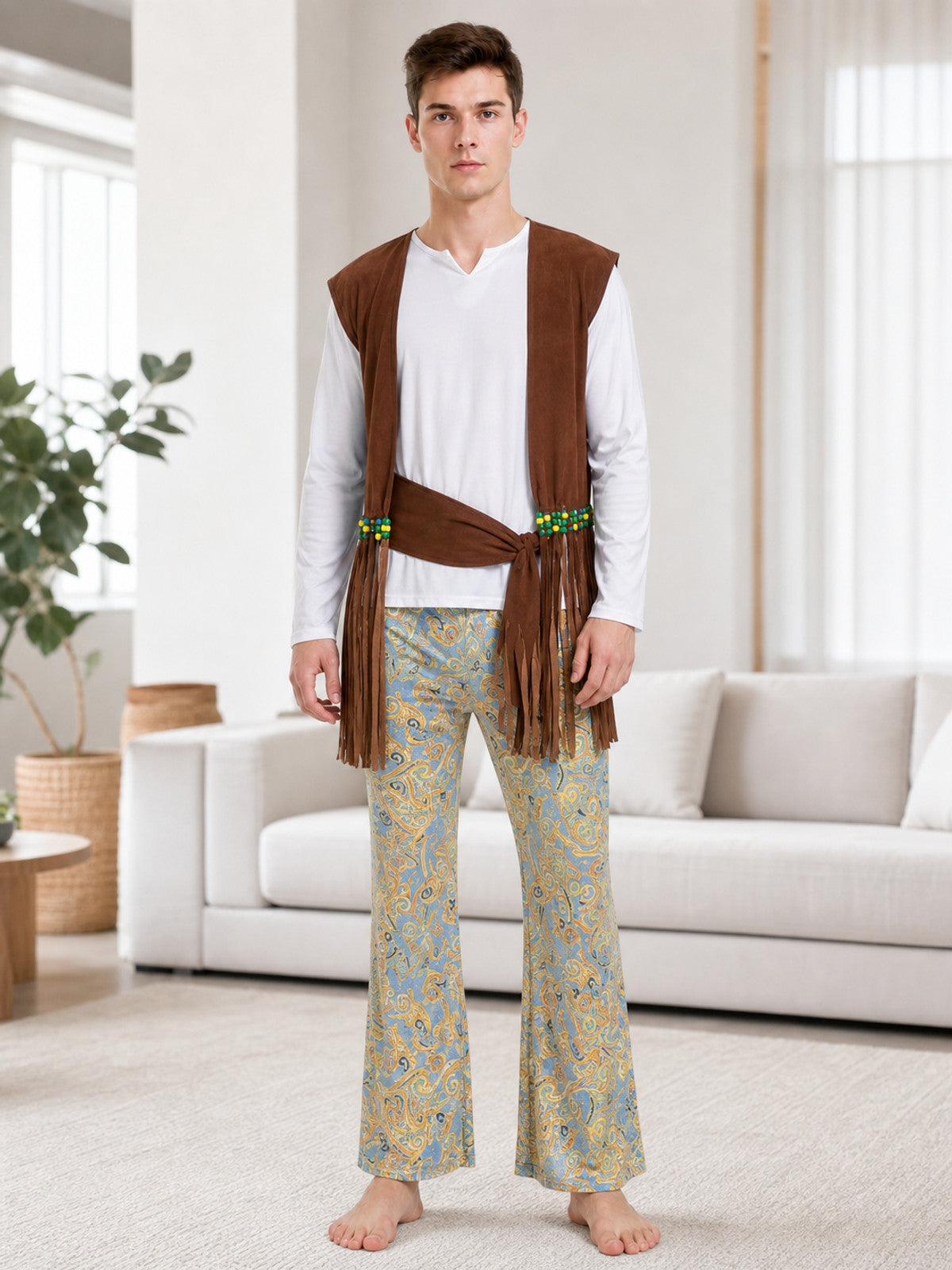 Retro-Style Costume with Vest