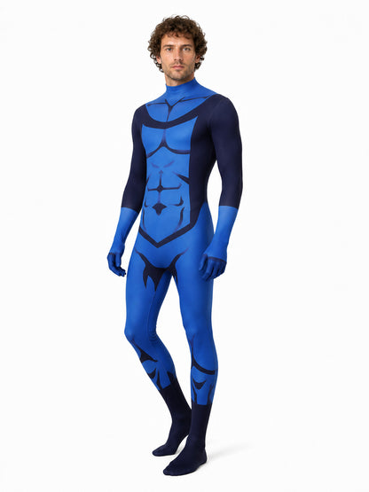 Mark Grayson Cosplay Jumpsuit with Mask Costume Masks detail