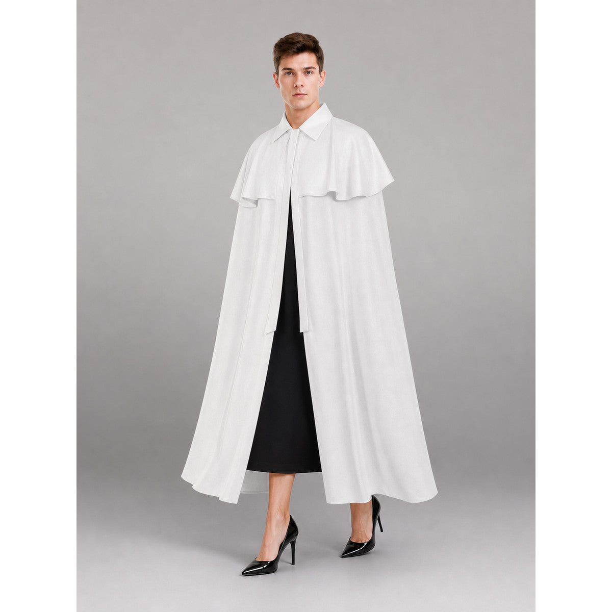 White Carnival Cloak for Cosplay and Stage occasion guide