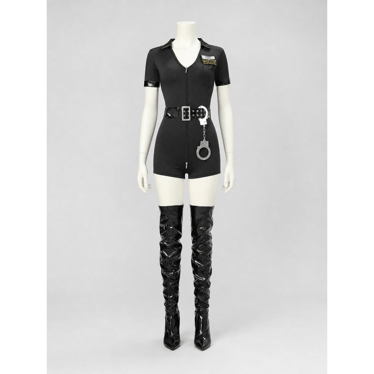 Police Jumpsuit Costume for Cosplay and Halloween Costumes detail