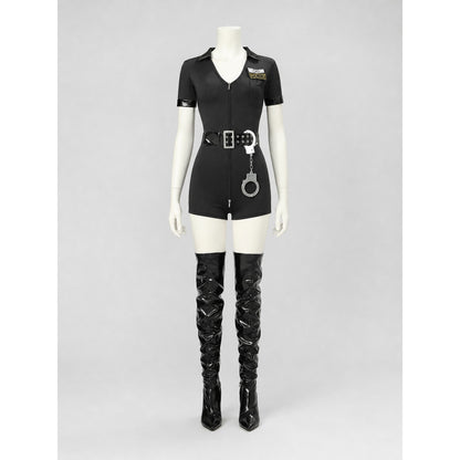 Police Jumpsuit Costume for Cosplay and Halloween Costumes detail