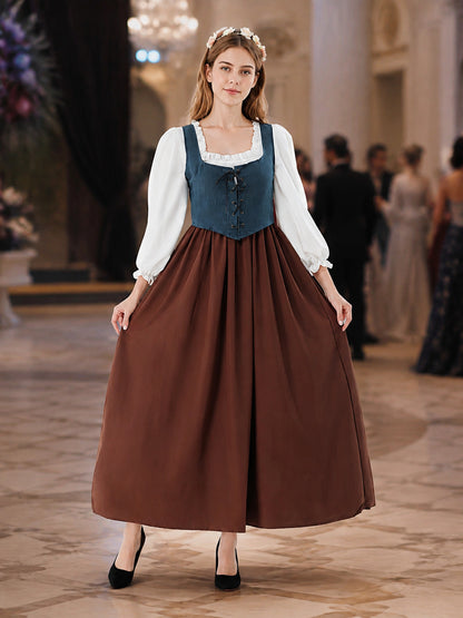 Bavarian-Style Carnival Dress Costume lifestyle view