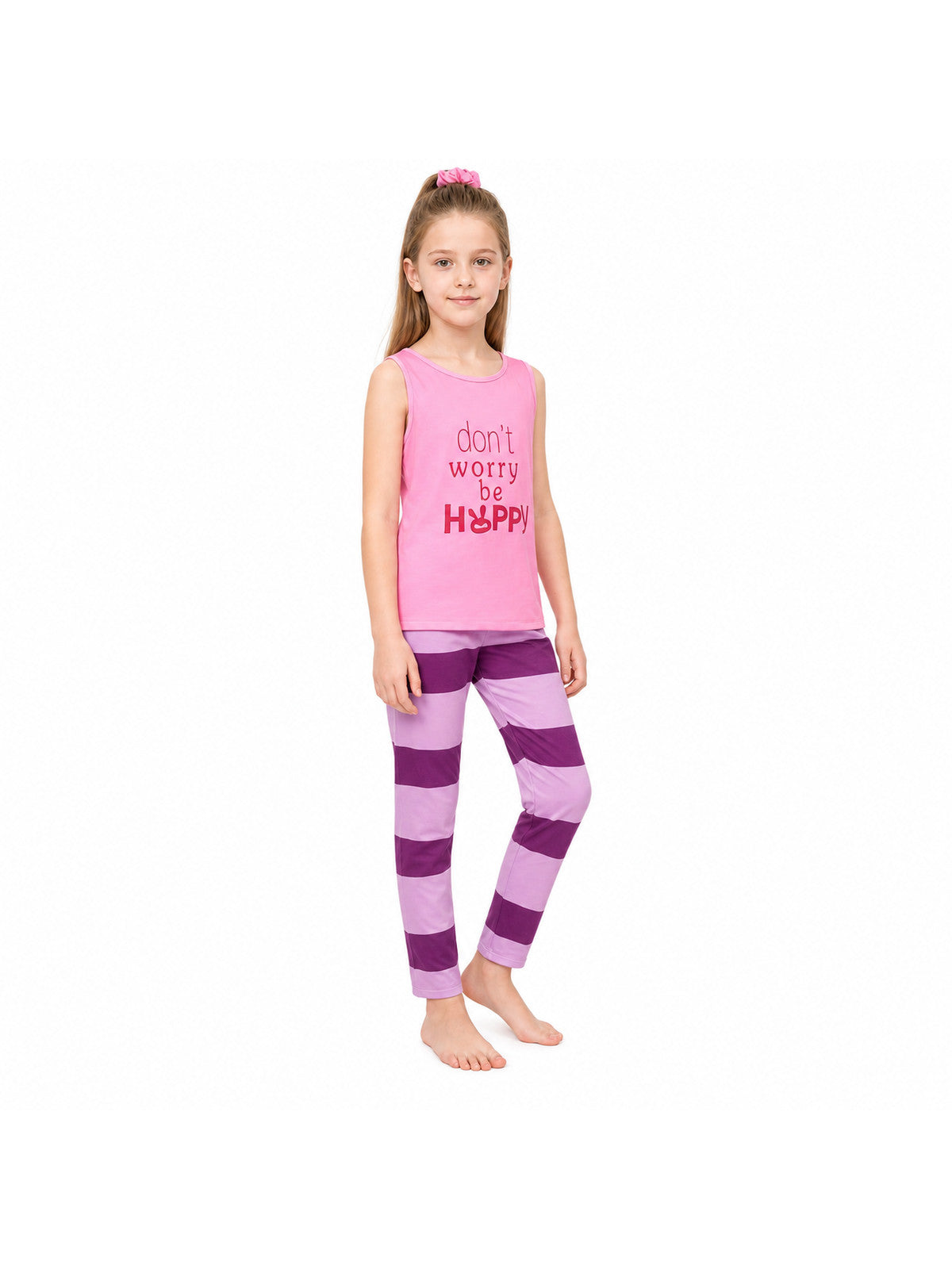 Zootopia Nick and Judy Costume, Pink Top, Striped Pants