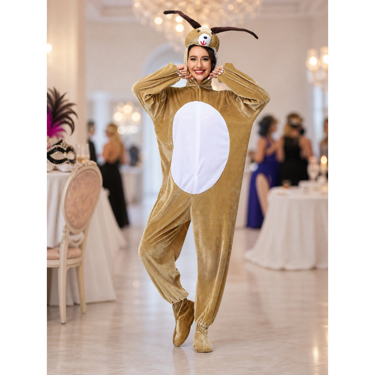 Animal Hooded Costume for Carnival and Cosplay
