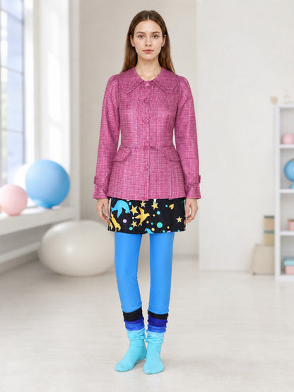 Luna Lovegood Cosplay Costume, Set with Glasses lifestyle view