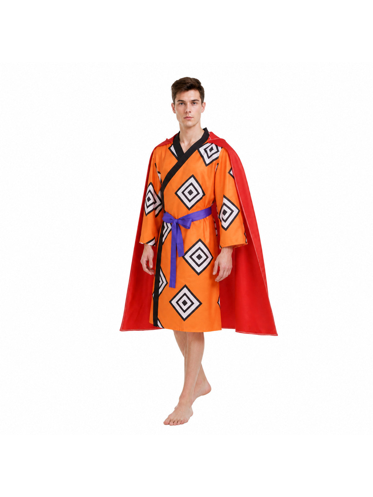 One Piece Cosplay Costume with Cape and Belt
