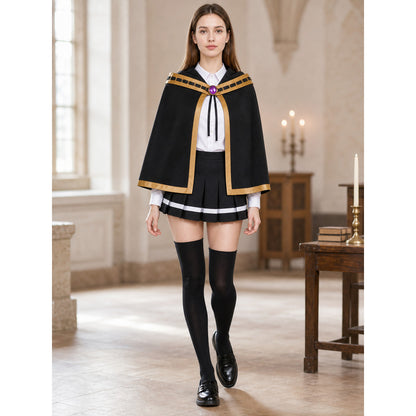 Lihanna Ovinzas Cosplay Costume, Cloak, Shirt, Skirt lifestyle view