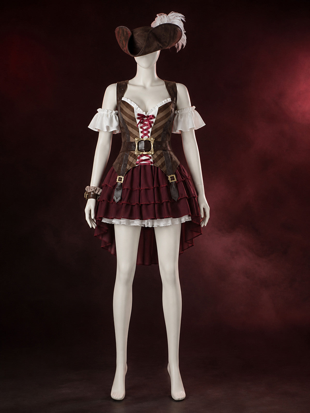 Women's Pirate Costume for Halloween and Cosplay main product view